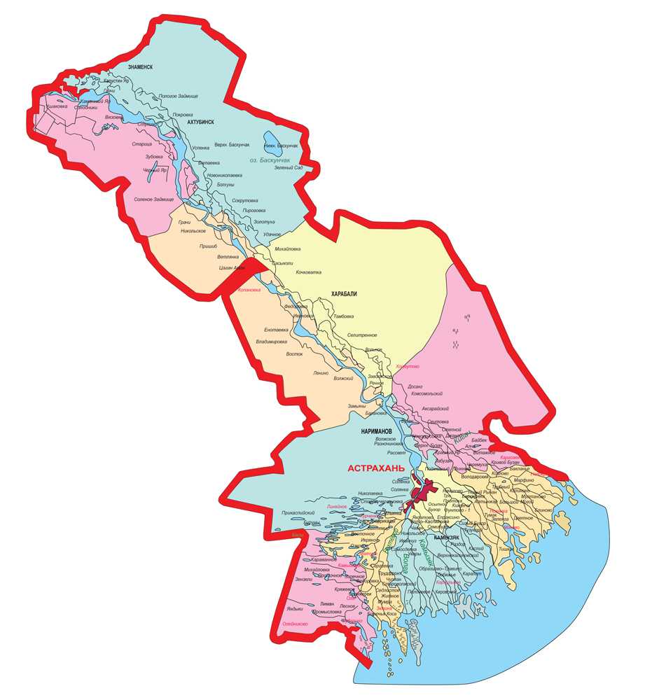 Город  астрахань на карте россии