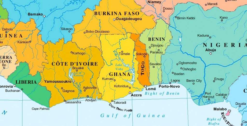 Бухта биафра - bight of biafra