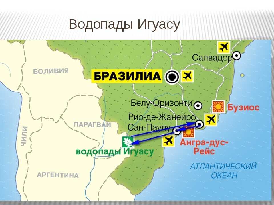 Водопады игуасу - самый мощный комплекс водопадов в мире