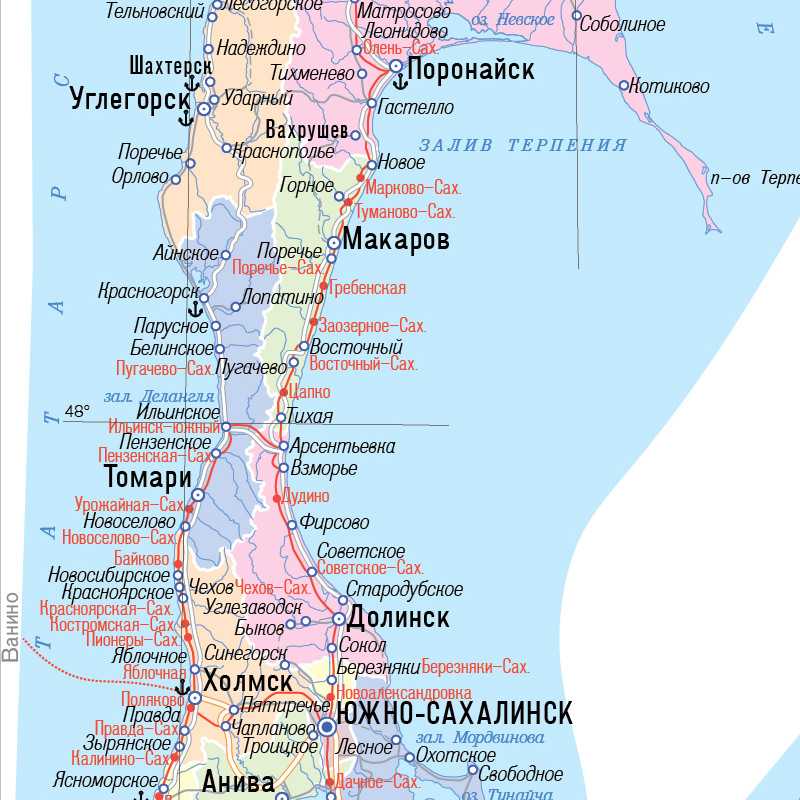 Покажи сахалин на карте россии. Сахалинская область на карте. Карта районов Сахалинской области. Карта Южно Сахалинской области. Углегорск Сахалинская область на карте.