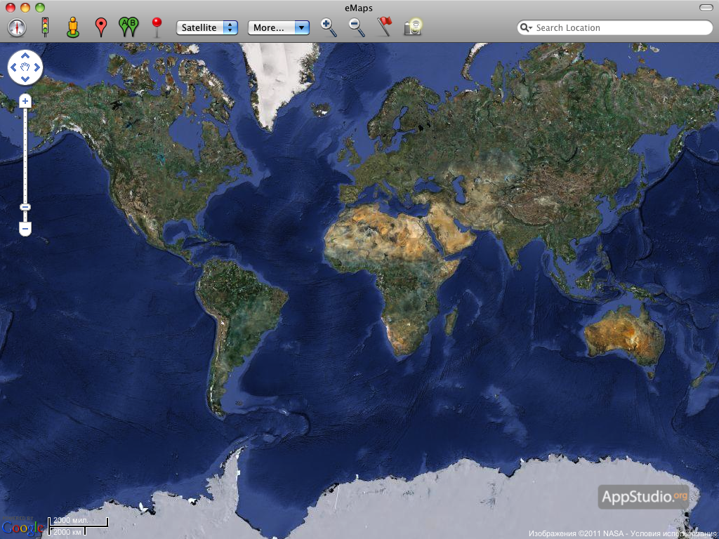 Карта гугл 2014 года со спутника