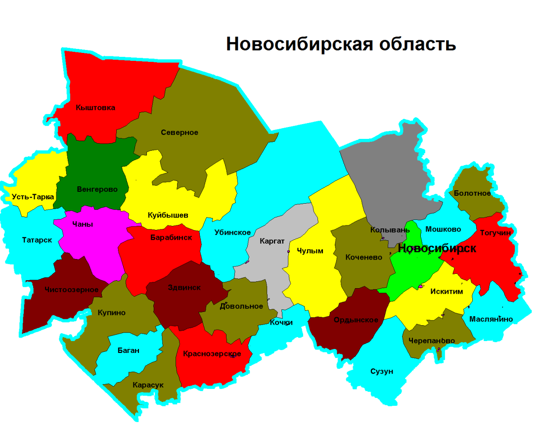 Карта Новосибирской области по районам. Административная карта Новосибирской области с районами. Карта районов НСО Новосибирской области. Карта Новосибирской области с районами. Сузун на карте