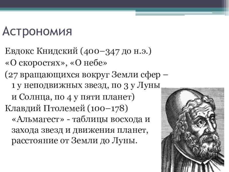 Реферат великие математики древности: пифагор, евдокс, архимед евдокс книдский (ок. 408-355 гг до н э.)