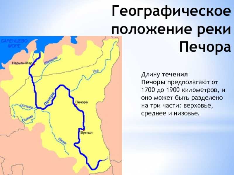 🌊река печора: притоки, исток, устье, карта, фотогаллерея