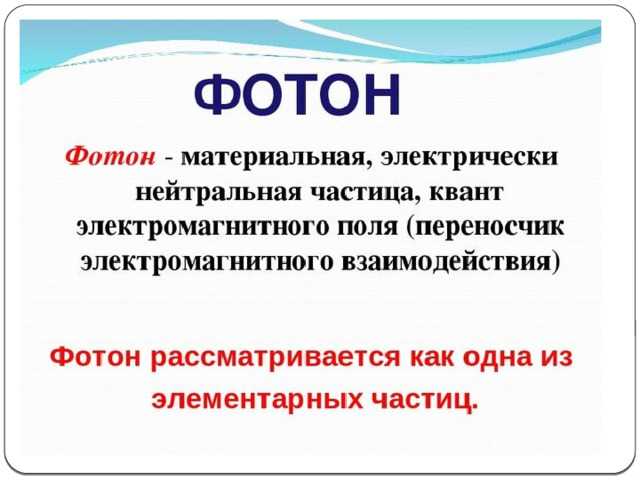 Фотон | физика вики | fandom