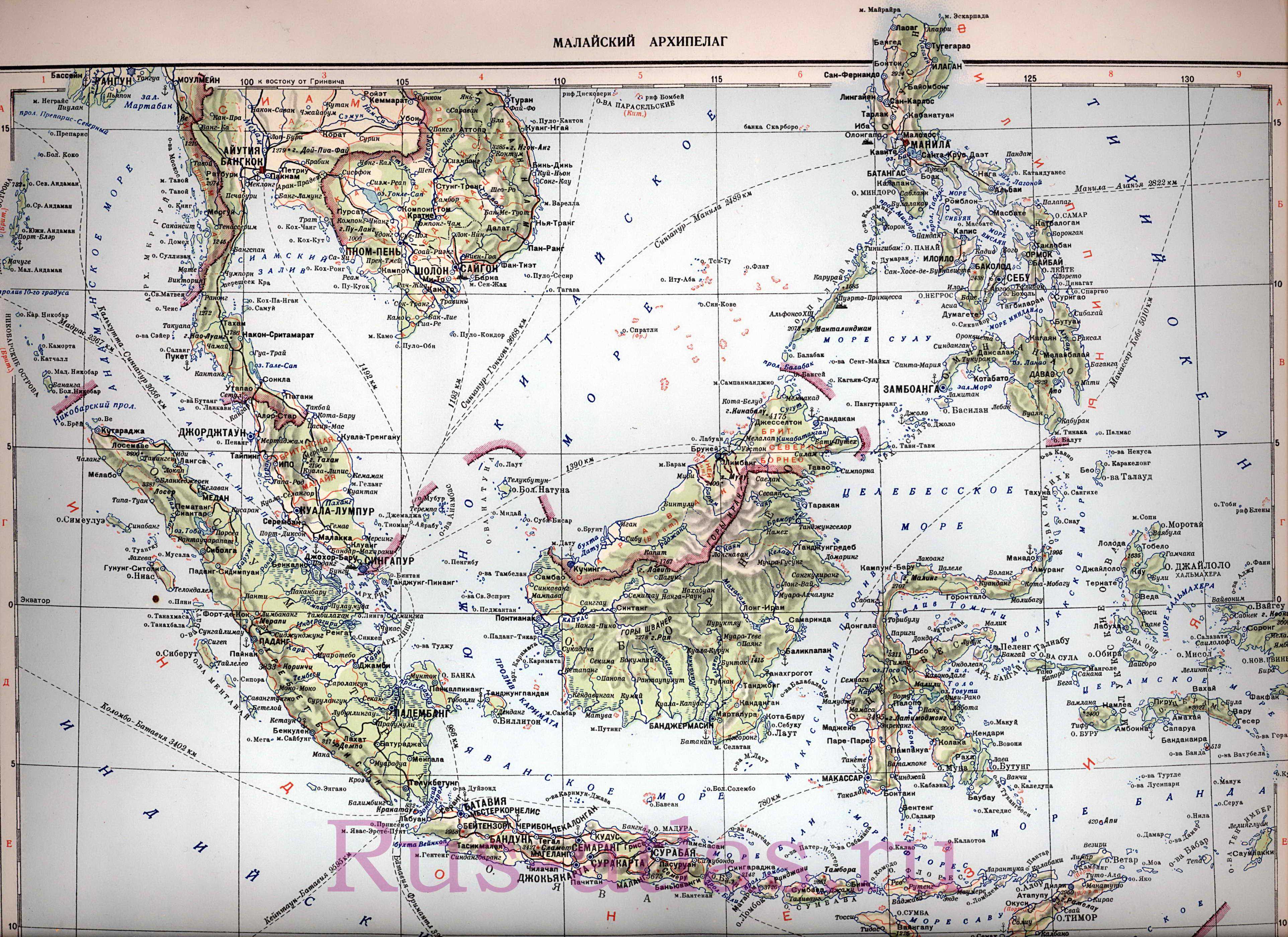 Архипелаг название на карте. Малайский архипелаг архипелаги. Малайский архипелаг на физической карте. Малайский архипелаг на контурной карте 5 класс.
