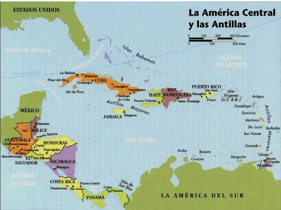 Островная америка или антильские острова: страны и особенности - наука - 2023