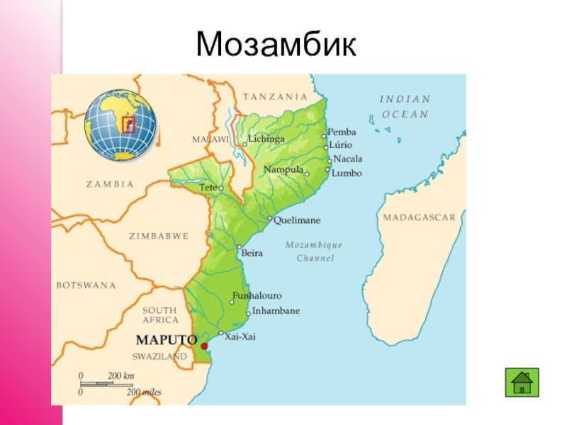 Мозамбикский пролив на карте мира, где находится, фото, что соединяет, острова