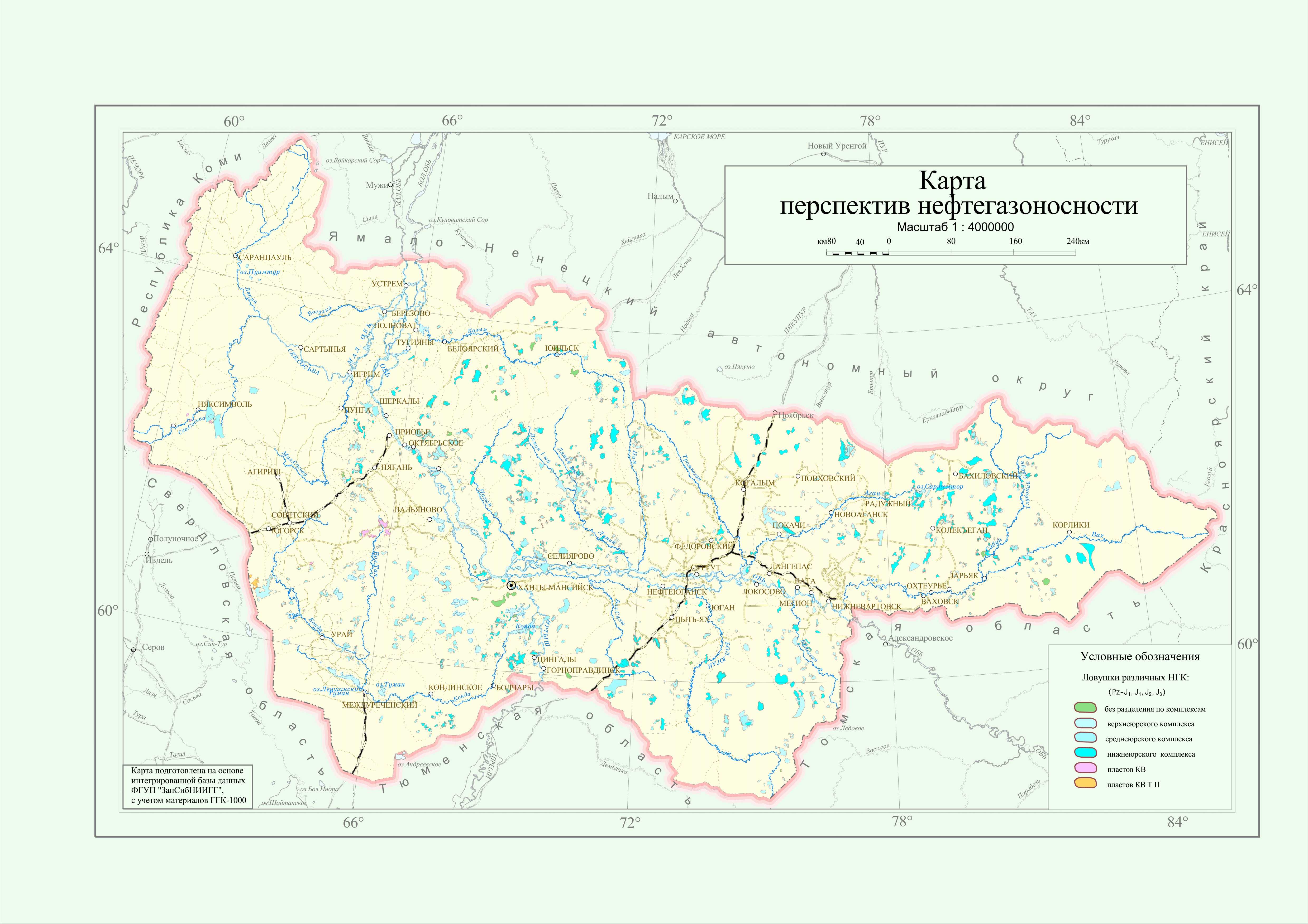 Карта ханты мансийский округ карта россии