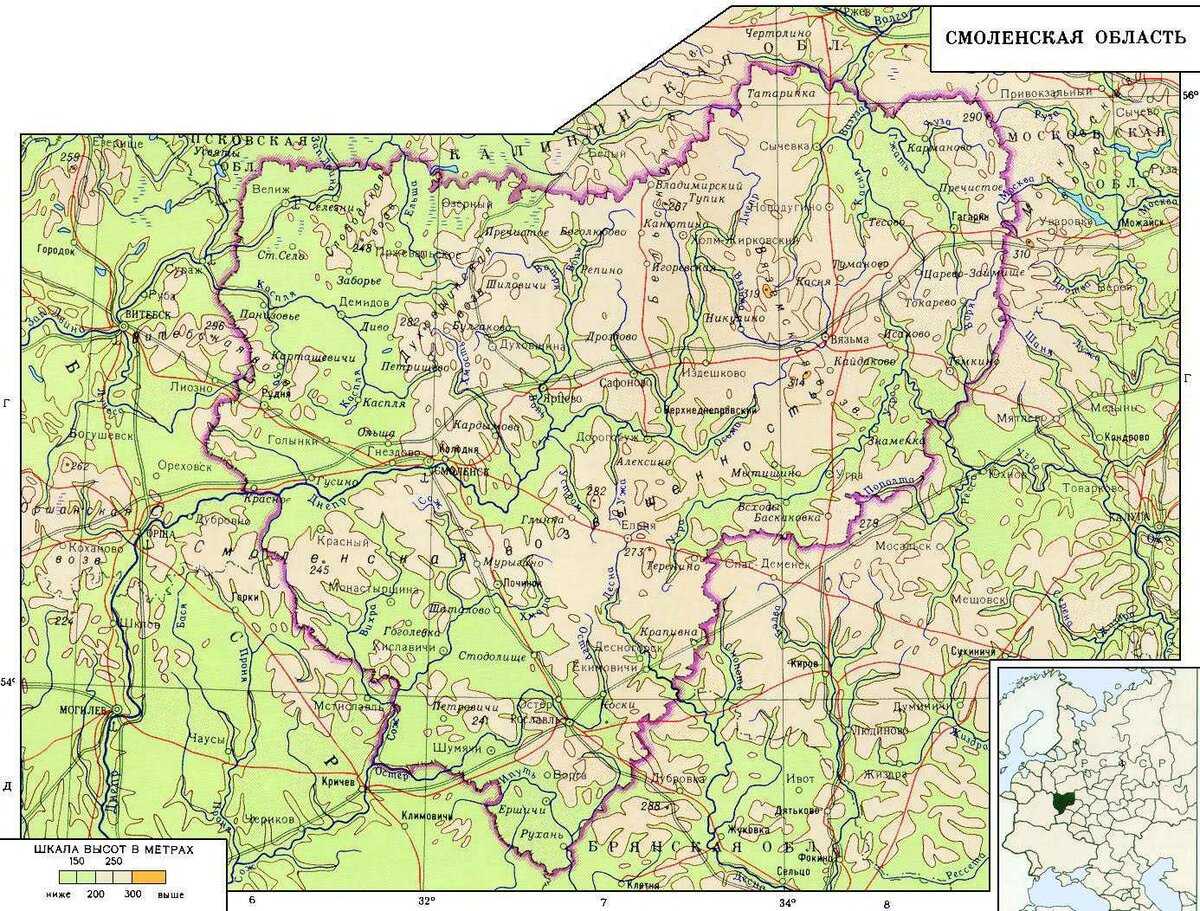 Населенный пункт смоленск. Карта Смоленской обл с населенными пунктами. Карта рек Смоленской области подробная. Географическая карта Смоленской области. Смоленская область на карте с районами и деревнями подробная карта.