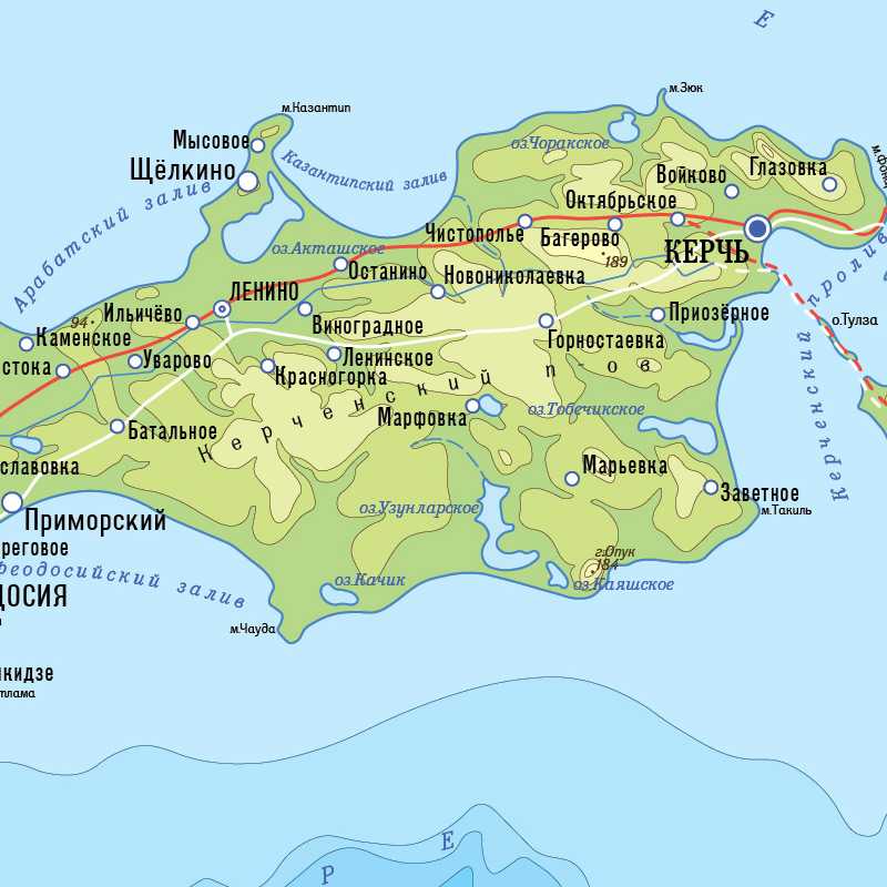 Карта крыма