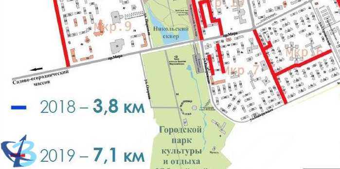 11 микрорайон губкинский карта