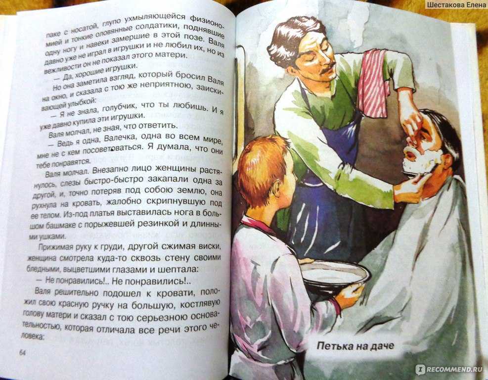 «петька на даче» читательский дневник