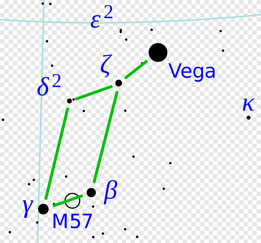 Лира созвездие схема