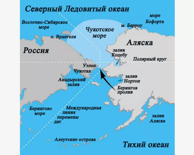 Бристольском заливе берингова моря