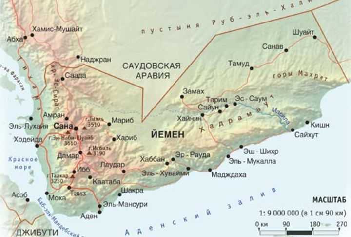 Географическая карта мира с границами