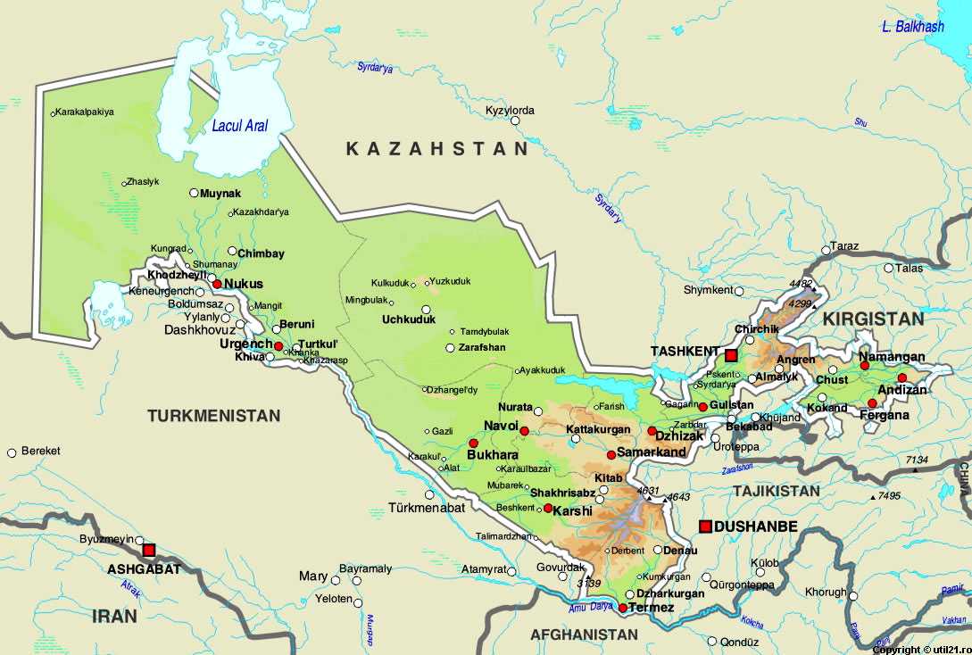 Сайт узбекистана на русском языке. Карта Узбекистана Uzbekistan Map. Географическая карта Узбекистана. Границы Узбекистана на карте. Физическая карта Узбекистана.