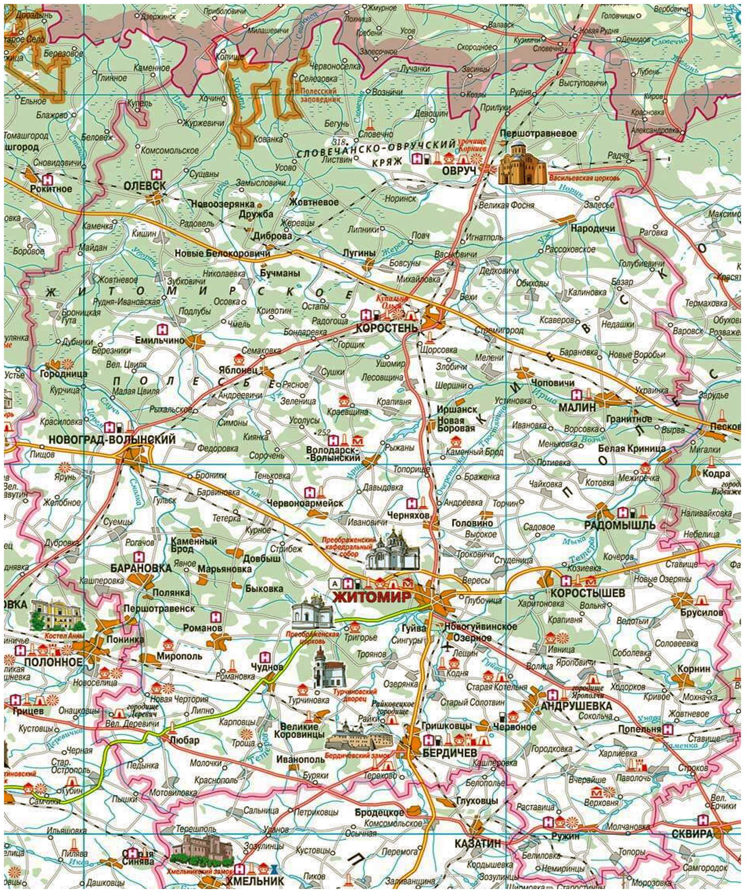 Житомирская область, регион - украина