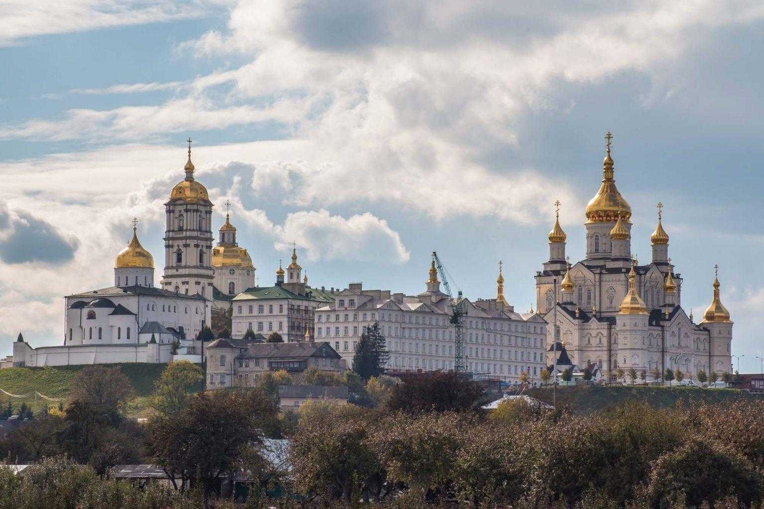 Город почаев: карта улиц, фото, описание