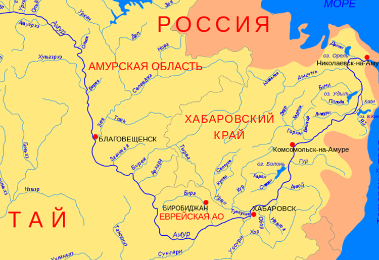 Куда впадает река амур: географические характеристики устья (координаты, высота), где находится на карте, как выглядит