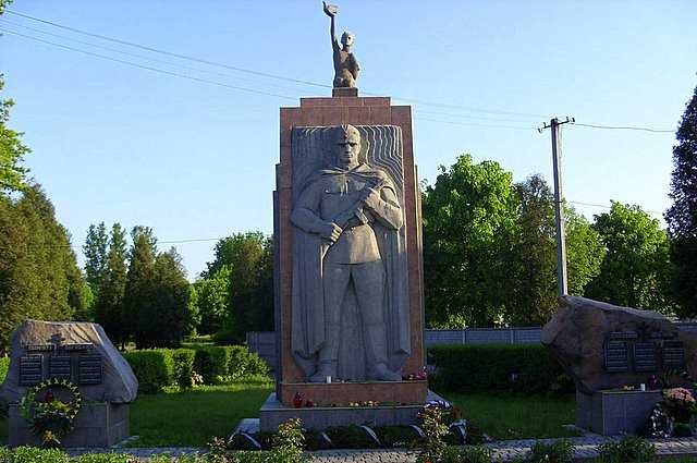 Карта от равы-русской до львовского
