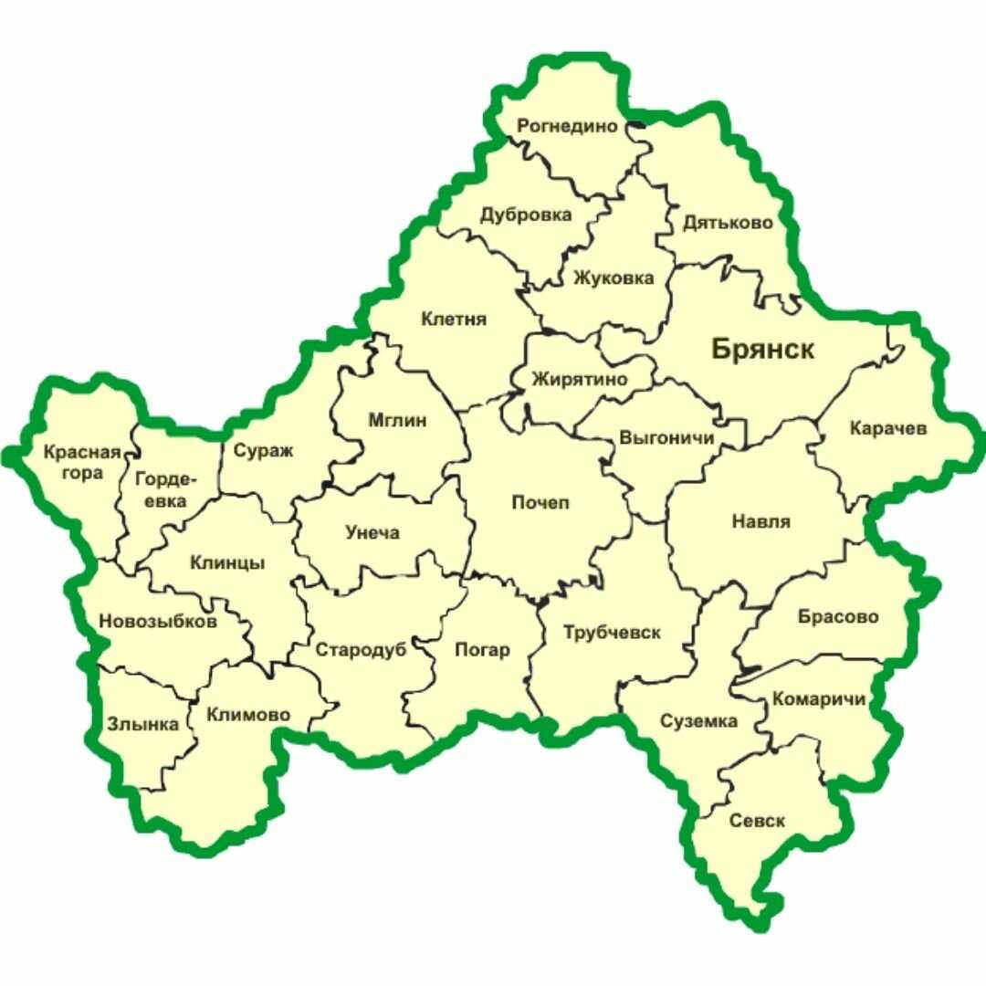 азарово брянская область на карте