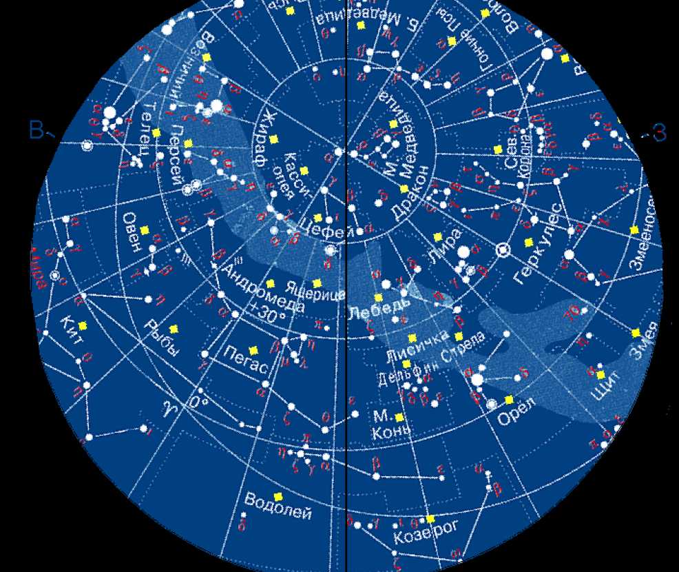 Интерактивная карта звездного неба astronet