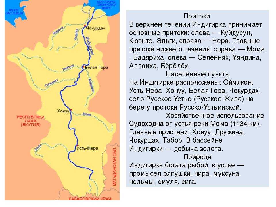 Река индигирка: описание, карта, притоки, сплав и рыбалка
