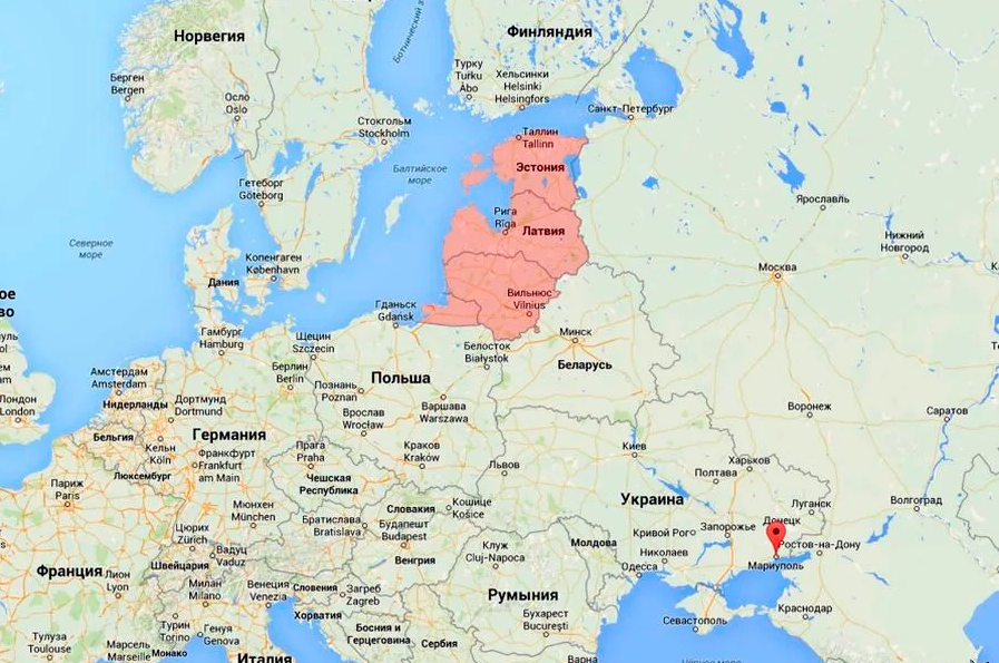 Список стран балтии: территория и площадь государств, их столицы, численность населения
