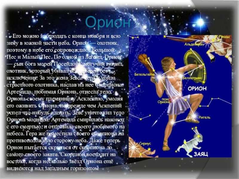 Пояс ориона - любительская астрономия для начинающих