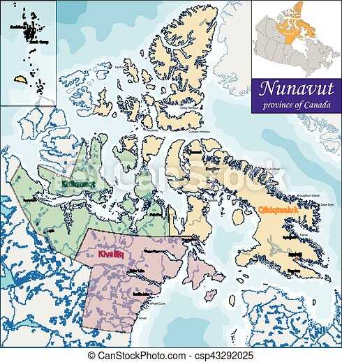 Архипелаг канадский арктический на карте северной америки. Остров канадский Арктический архипелаг на карте. Остров канадский Арктический архипелаг на контурной карте. Nunavut Canada Map.