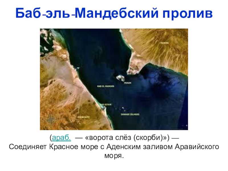 Где находится баб-эль-мандебский пролив?