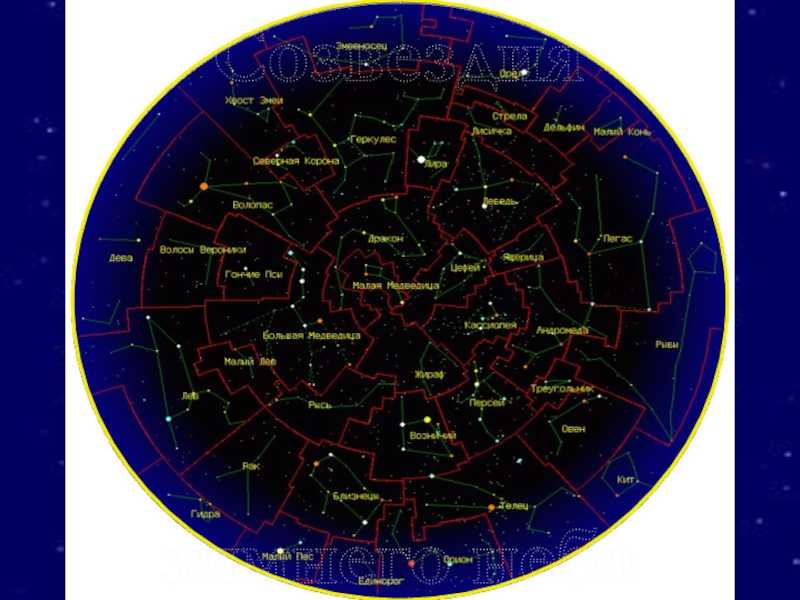 Площадь созвездия. Карта звездного неба Северного полушария с созвездиями зимой. Созвездия на небе в апреле Северное полушарие. Созвездия зимнего неба Северного полушария. Карта зимнего звездного неба.