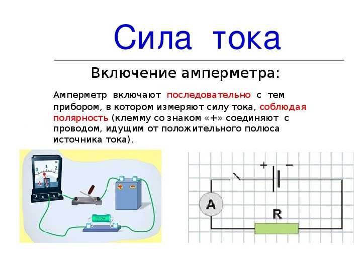 Измерение тока и напряжения. вольтметр и амперметр.