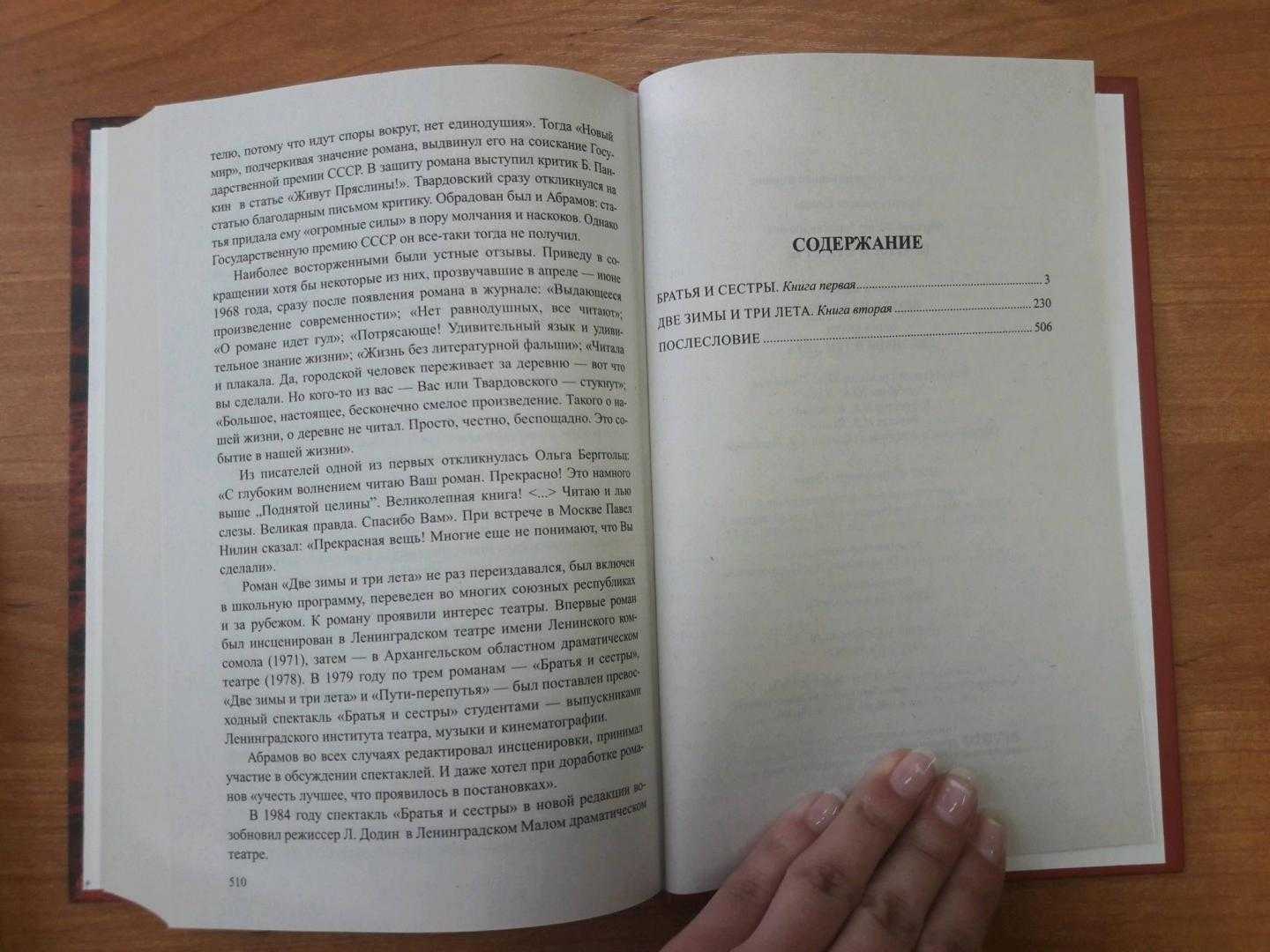 Краткое содержание братья и сёстры абрамова для читательского дневника