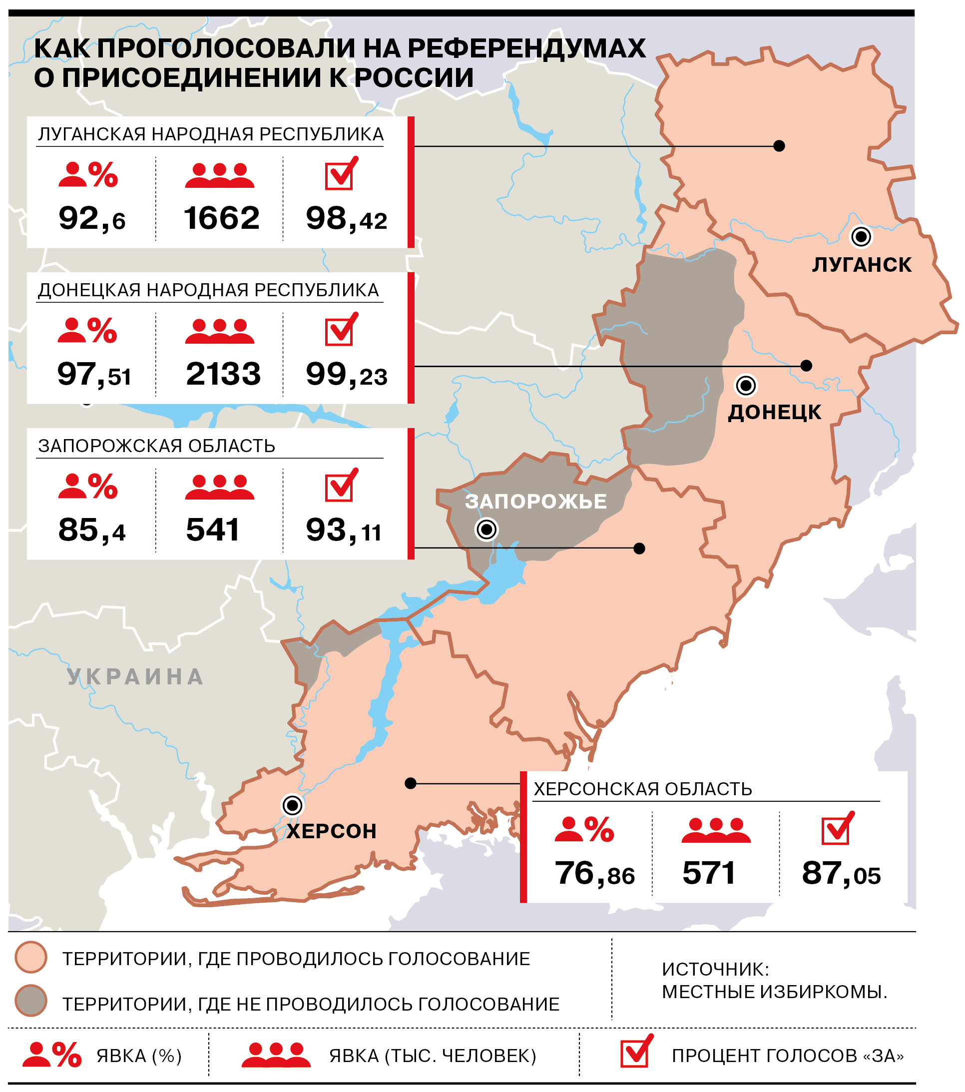 Карта новых территорий россии после референдума