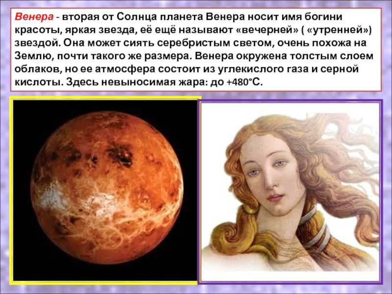 Разница в размере венеры и земли