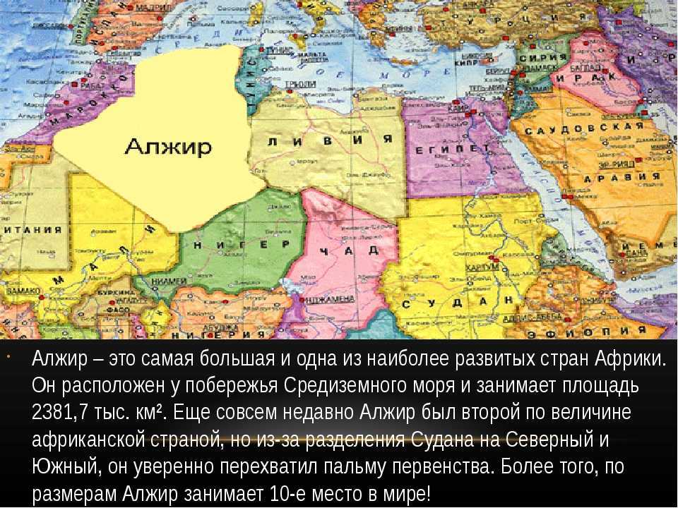 Где находится алжир? интересные факты о стране - gkd.ru