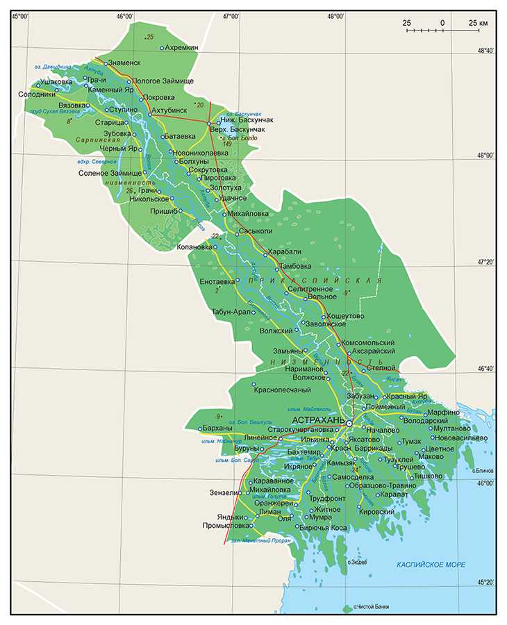 Астрахань дельта волги карта