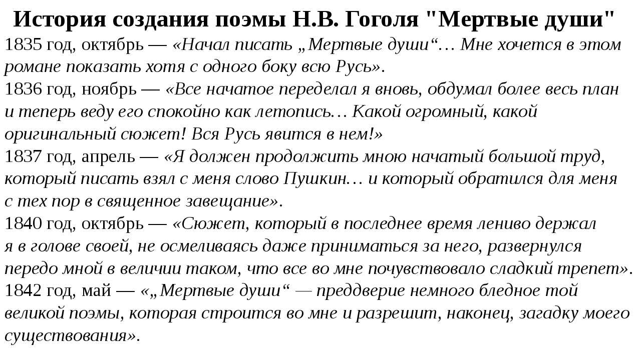 Мертвые души кратко 1 5 глава. Гоголь мёртвые души история создания. История создания мертвые души кратко. История создания мертвые души краткое. История создания поэмы мертвые души Гоголя кратко.