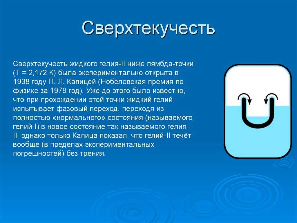 Квантовая жидкость и сверхтекучесть