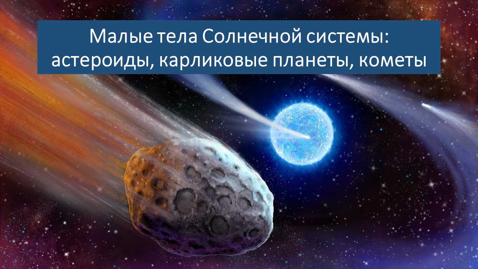 Астероид, метеорит и комета: чем они отличаются?