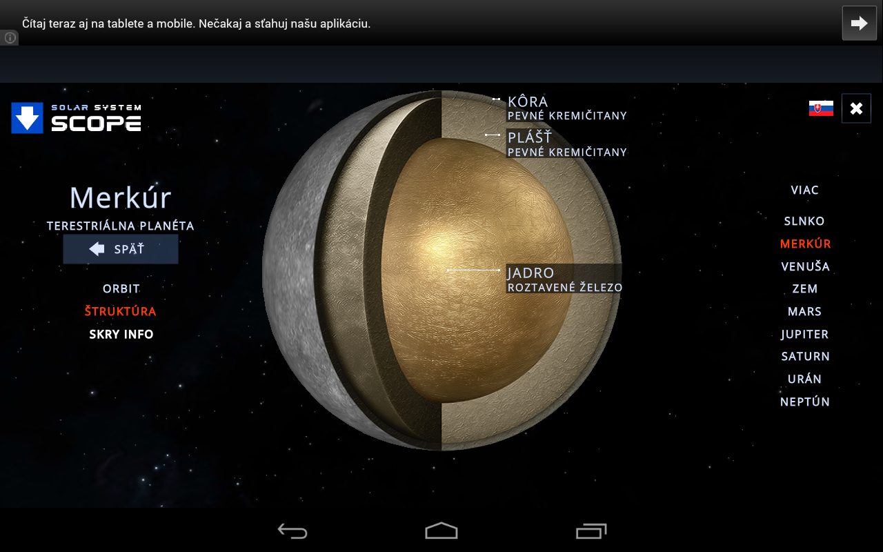 Solar system scope на русском языке. приложение solar system scope v.2