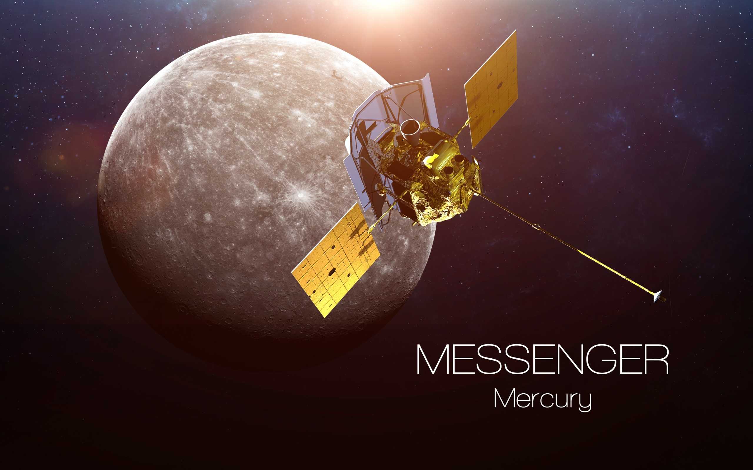 Космический аппарат НАСА MESSENGER, который находился на орбите планеты Меркурий с 2011 года, врезался в поверхность планеты 30 апреля 2015 года в 23:26 по Московскому времени Онлайн обсерватория Slooh освещала это необычайное событие