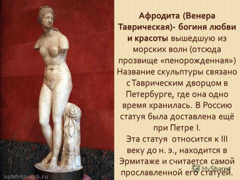 Венера - королева красоты и любви в древнем риме