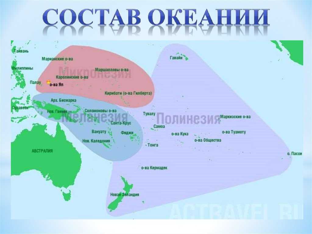 Основные острова австралии. Океания Микронезия Полинезия Меланезия. Австралийский Союз и Океания 7 класс. Карта Океании Меланезия Полинезия Микронезия. Меланезия на карте Австралии и Океании.