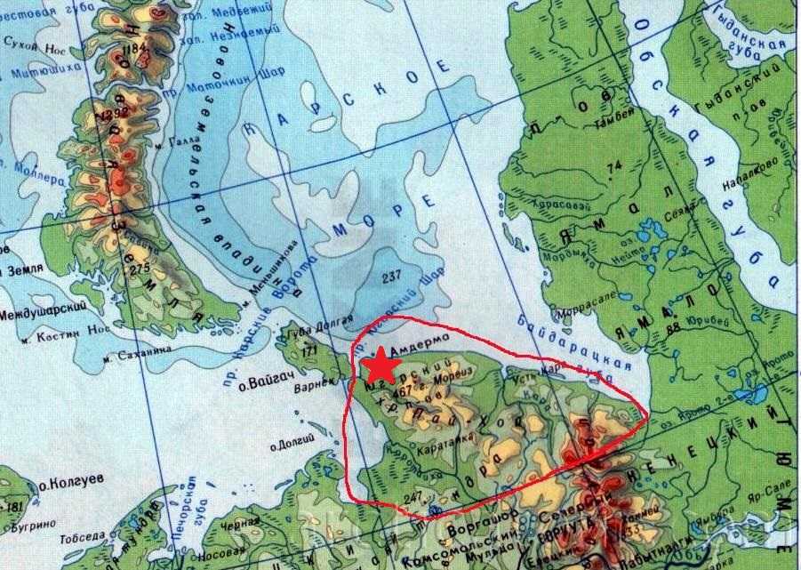 Карские ворота пролив океан