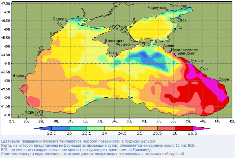 Температура воды в реальном времени. Климат черного моря. Климатическая карта черного моря. Климат черного моря на карте. Климат побережья черного моря.