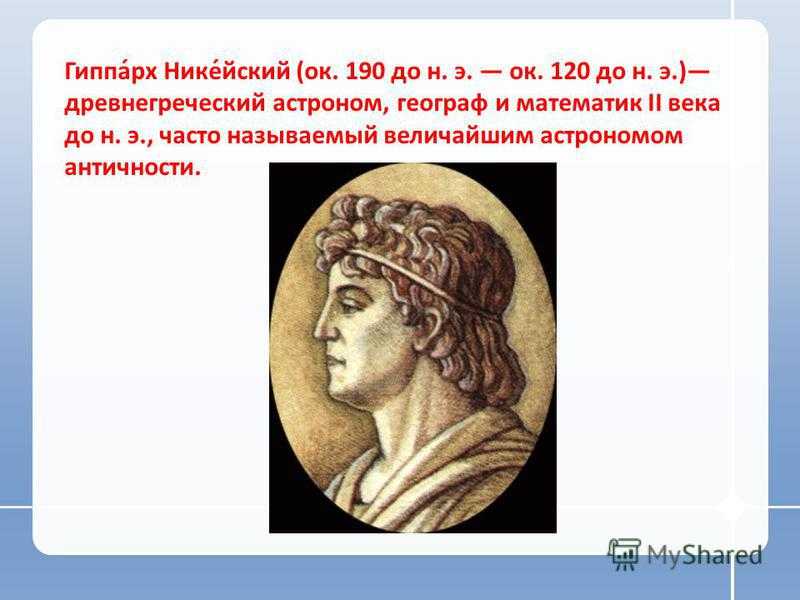 Биография гиппарха никейского
