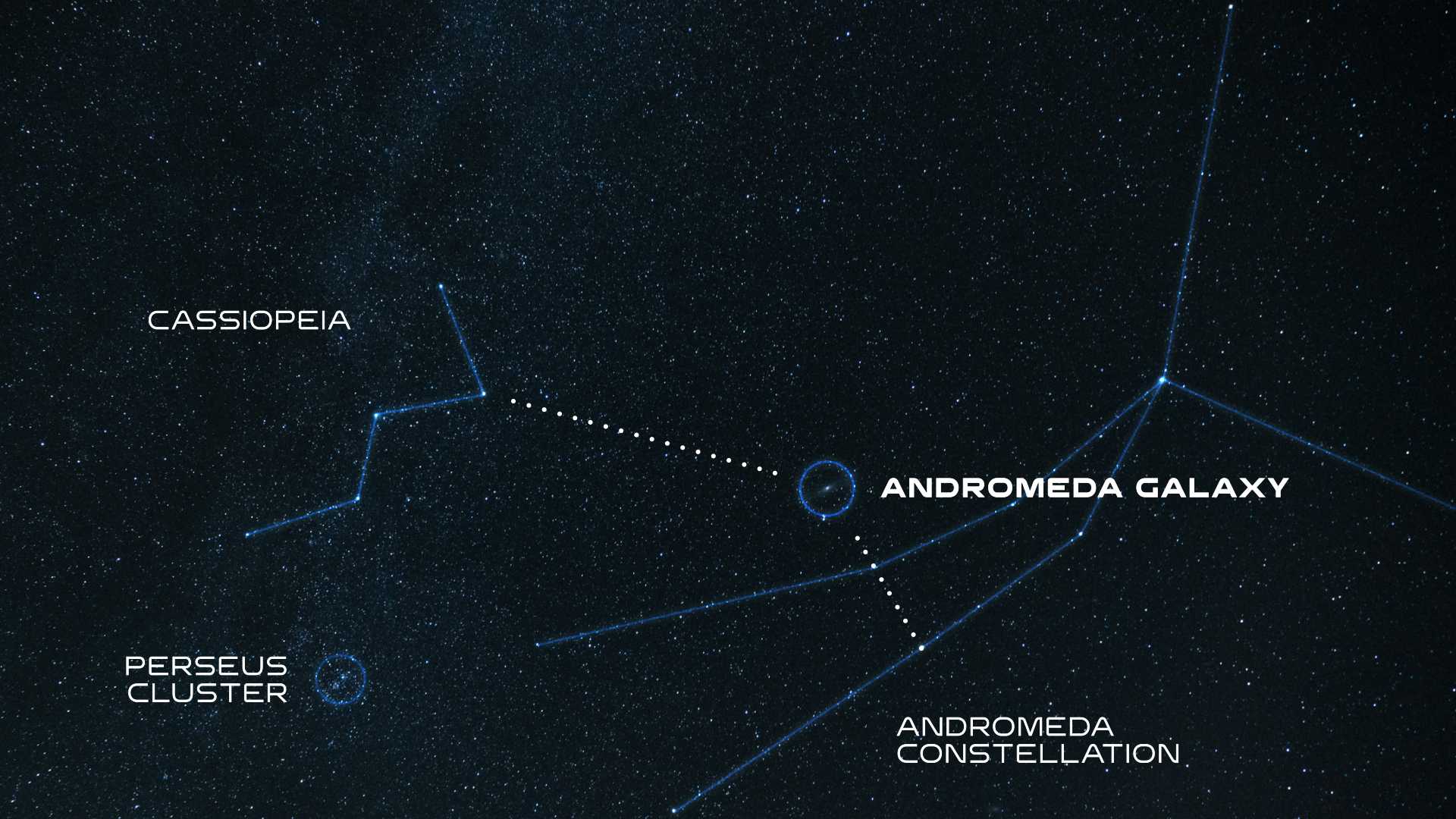 галактика андромеды на ночном небе фото